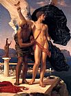 Lord Frederick Leighton Daedalus and Icarus painting